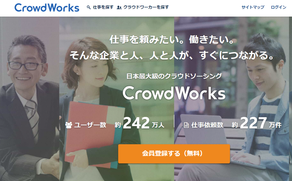 Crowd Works（クラウドワークス）